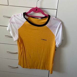 Plain tee with “London” in corner